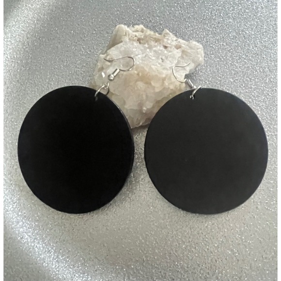 Unapologetically Black Earrings, Gold Crown, Queen, King Statement Earrings -New - Picture 3 of 16